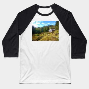 Du Cane Hut, The Overland Track Baseball T-Shirt